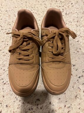 Call It Spring Men's Tan Low-Top Sneakers